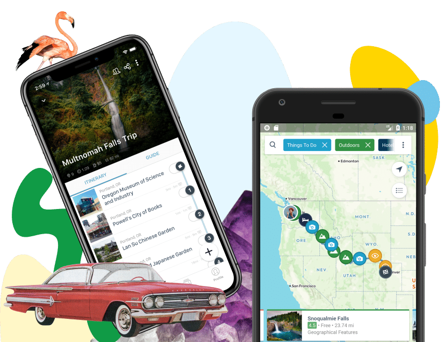 Download the mobile app to plan on the go.
