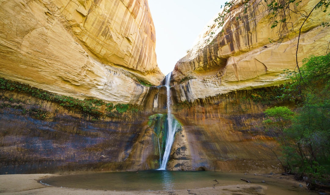 Lower Calf Creek Falls. 
