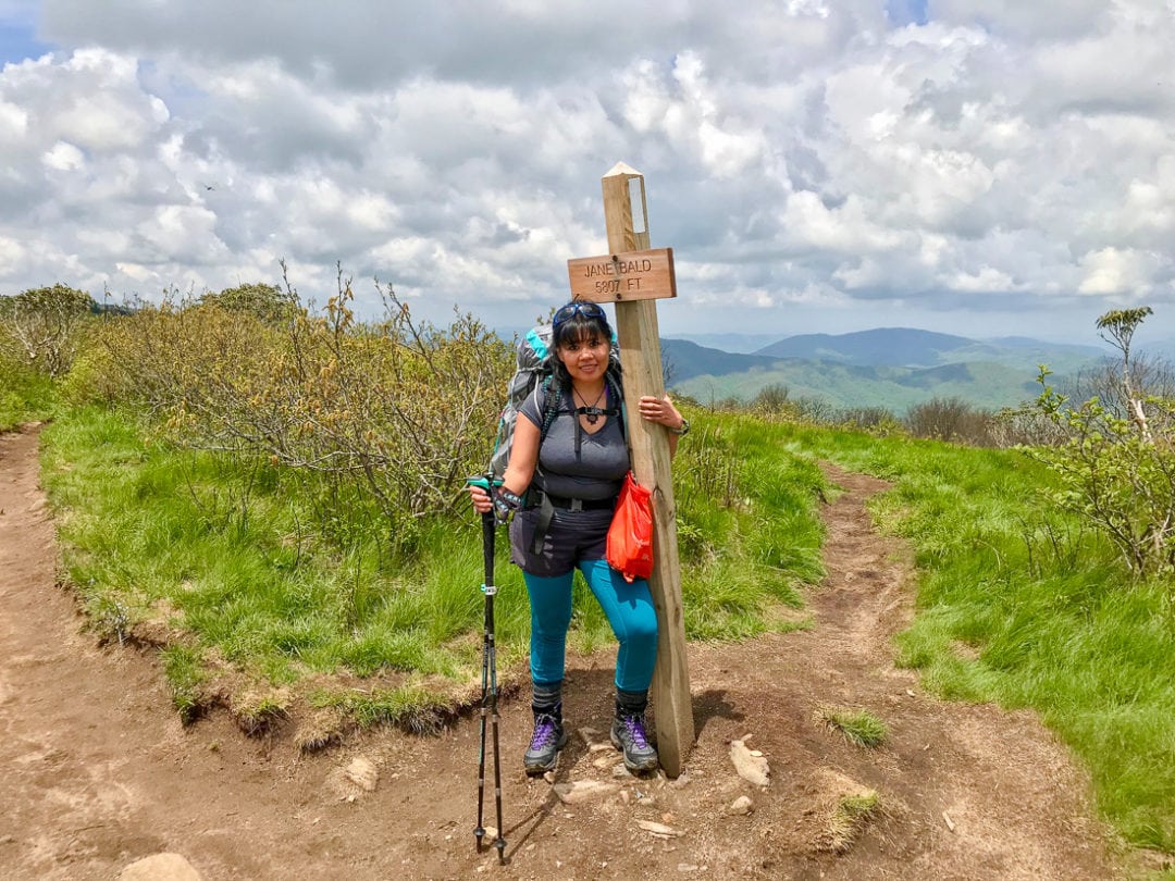 Marinel de Jesus in the Appalachian Mountains.