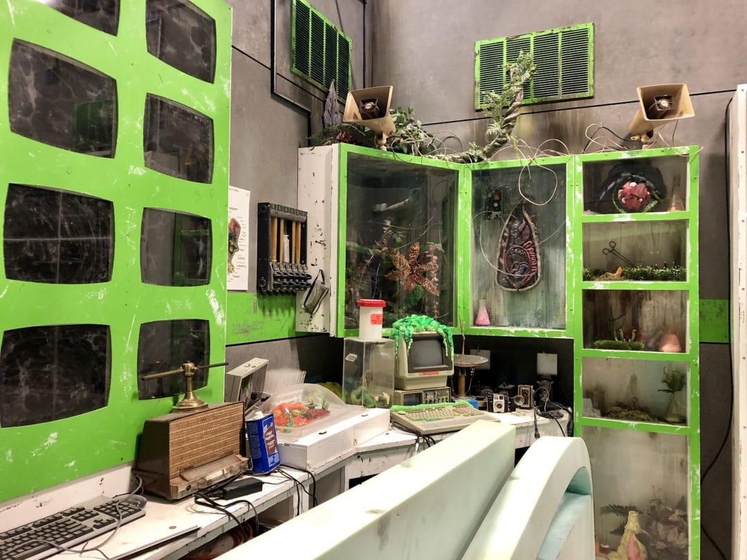 The botanist's lab.