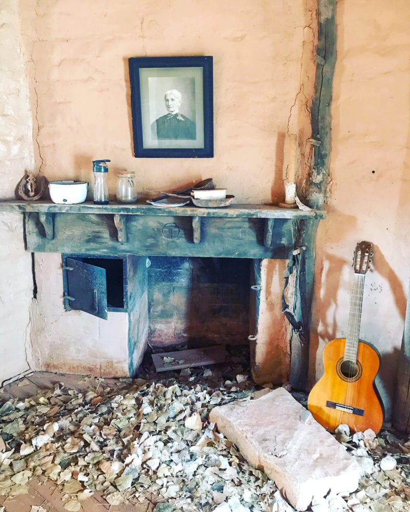 Inside a set from The Outlaw Josey Wales in Kanab.