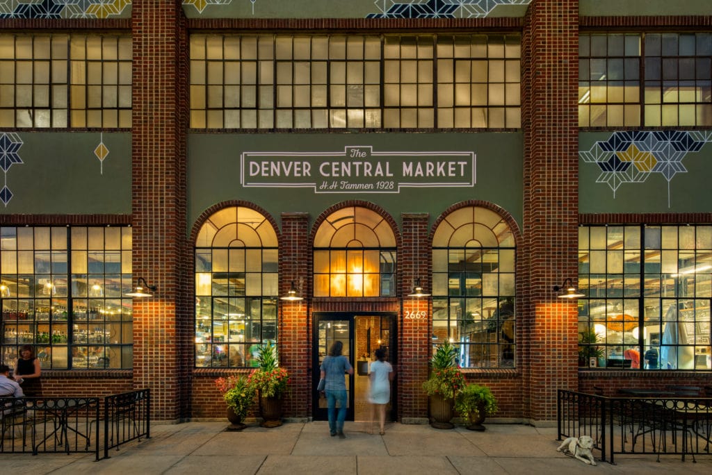 Stunning display of windows at Denver Central Market