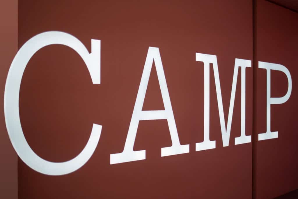 camp sign