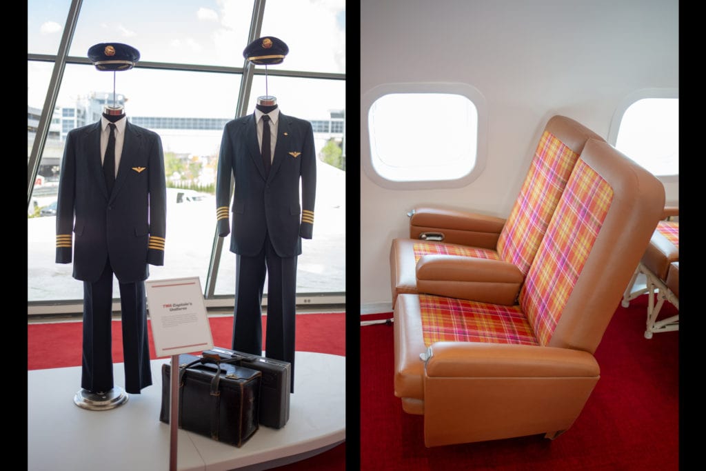 uniforms and plaid seats