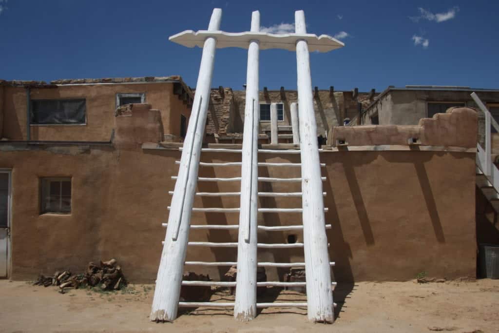 The Acoma Pueblo, just 12 miles south of Route 66