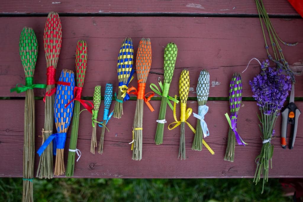 wands made from lavender