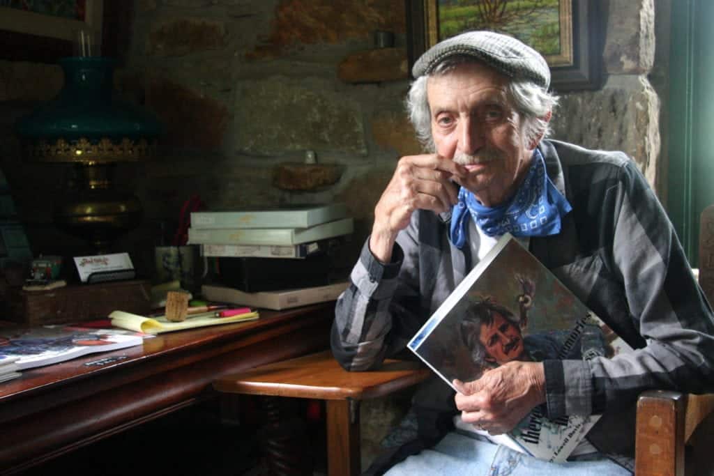 Lowell Davis, a local sculptor and folk artist, grew up in Red Oak
