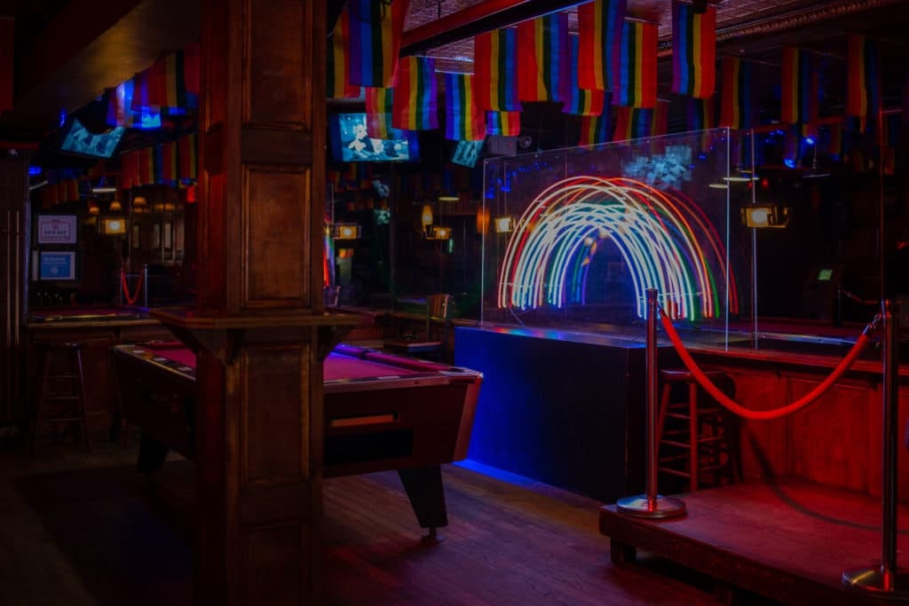interior of the bar