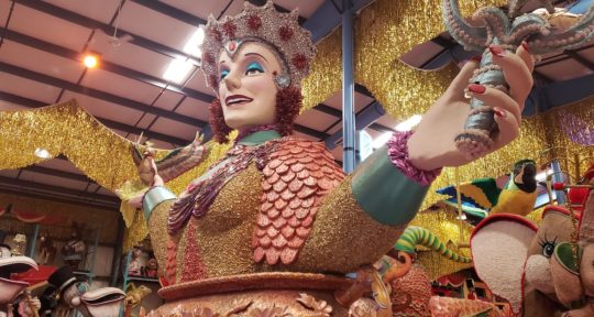 Every day is a spectacle at American Celebration on Parade, where floats and window displays get a second chance to shine