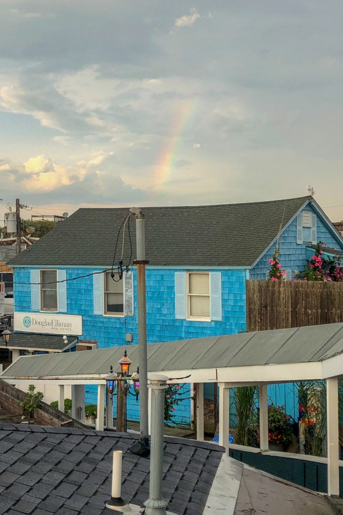 rainbow in the sky