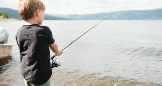 When catching a fish can mean both dinner and an invaluable lesson in resilience