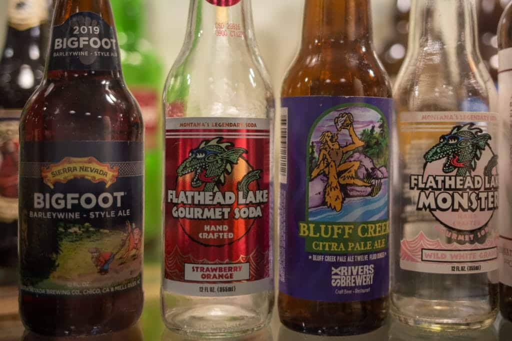 bottles in the cryptozoology museum