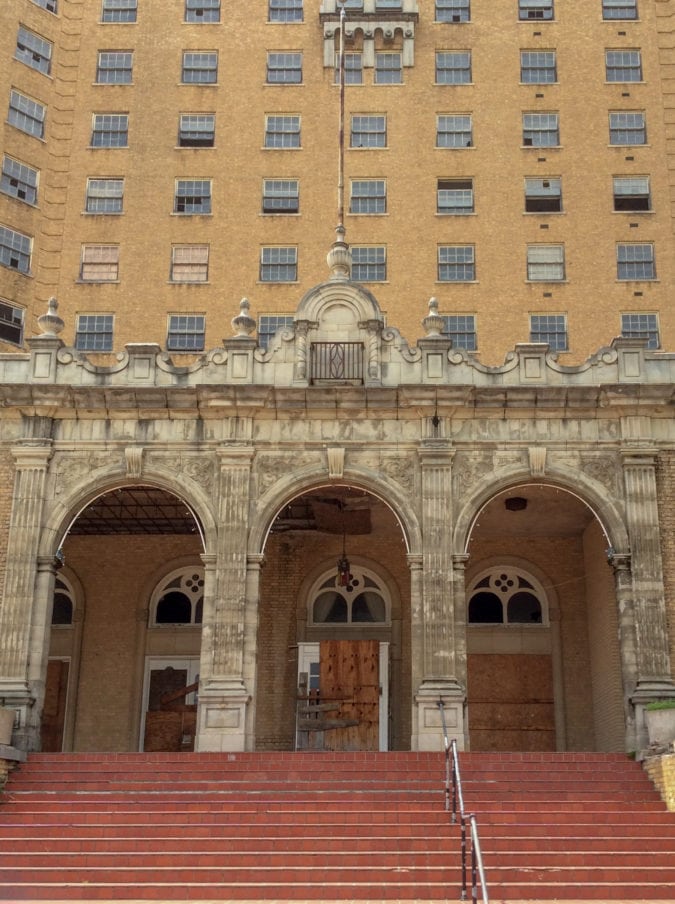 The Spanish Colonial facade
