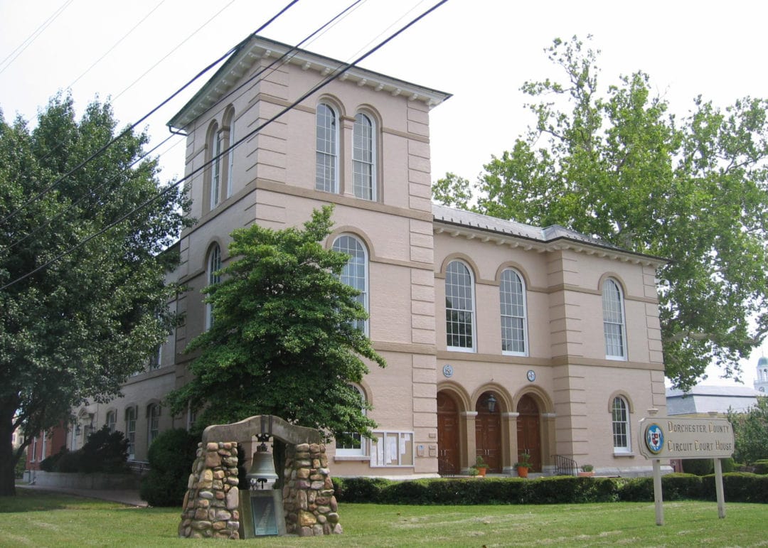 The Dorchester County Courthouse.