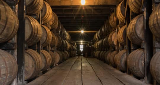 At Kentucky’s oldest distilleries, spirits fill the bourbon barrels—and haunt the halls