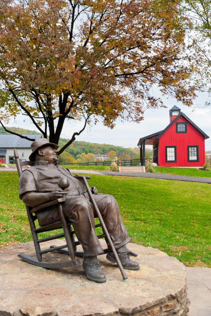 The Jim Beam American Stillhouse produces more than half a million barrels of bourbon each year.