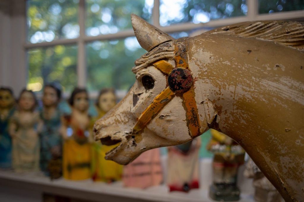 A carousel horse from Coney Island.