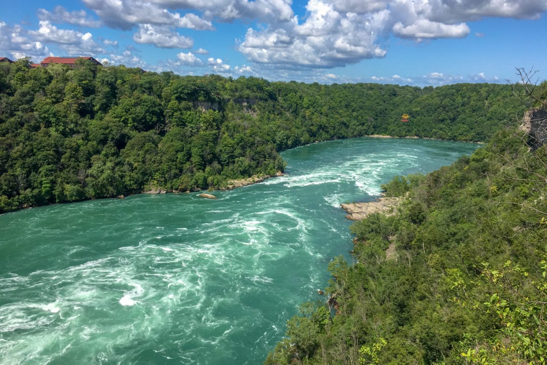 Along the upper Niagara Gorge.