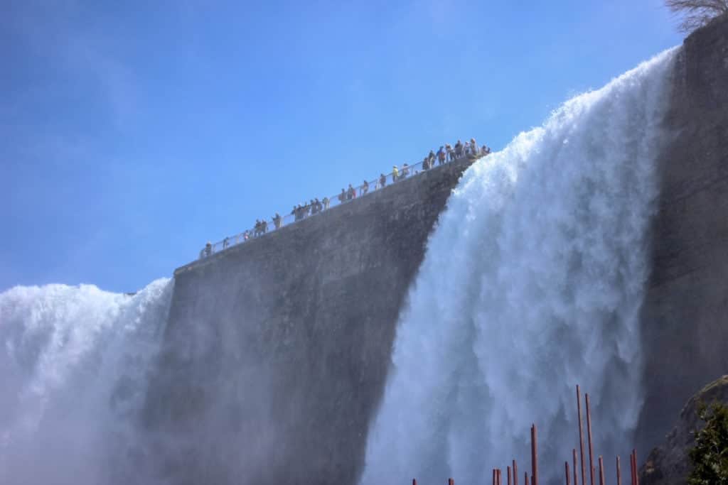 The American falls.