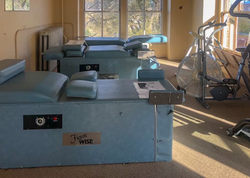 Antique medical equipment.