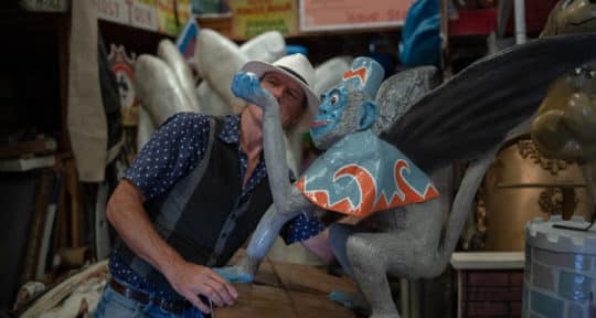 Meet the man behind the curtain of some of the most weird and wonderful roadside attractions in the U.S.