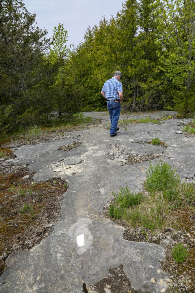 Walking on history. | Photo: Pamela Hunt