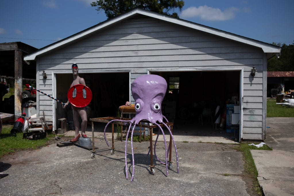 An in-progress octopus.