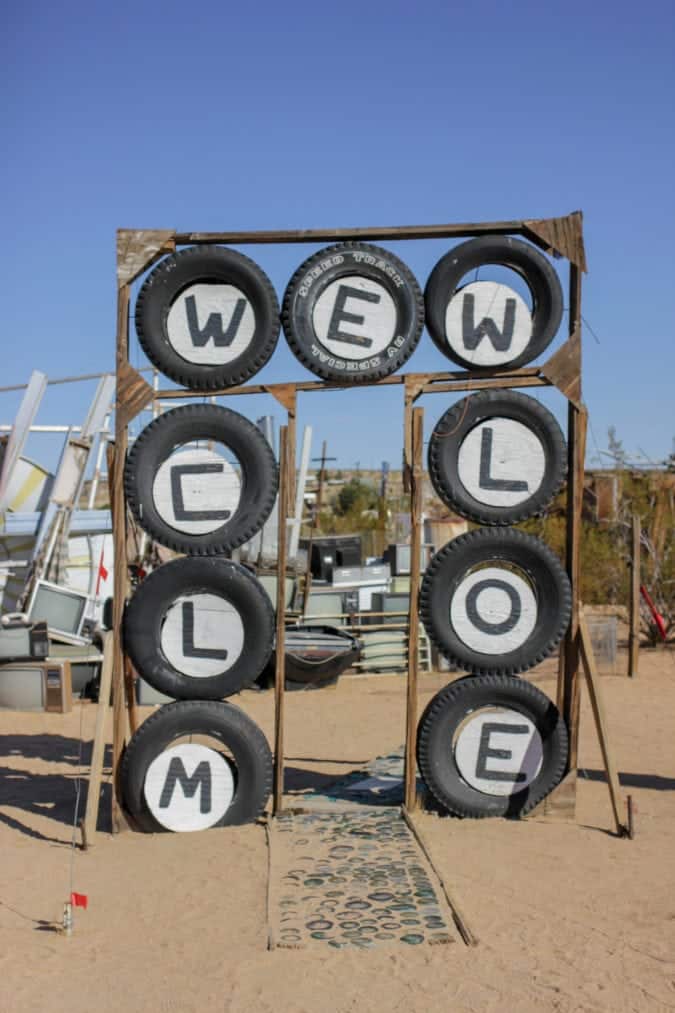 Welcome gate.