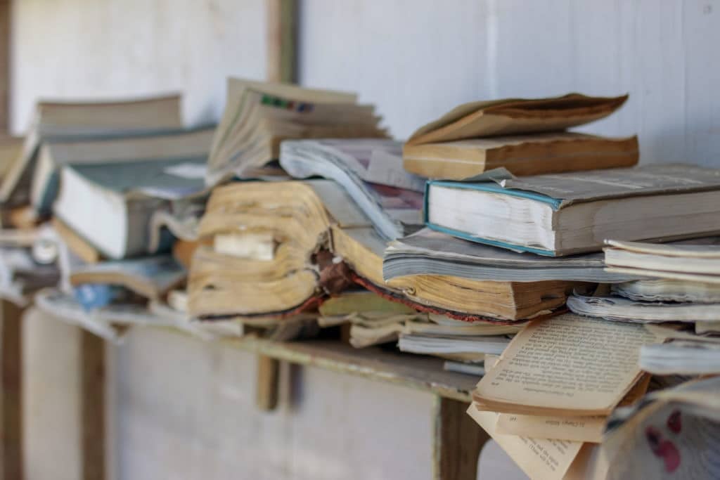 Discarded books