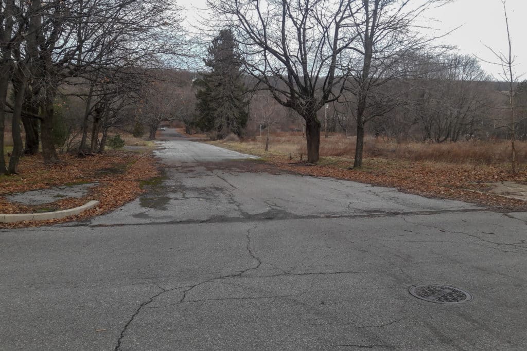 Empty streets.