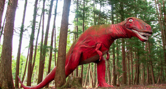 Dinosaur Gardens in Ossineke, Michigan: A Historic Roadside Dinosaur Park