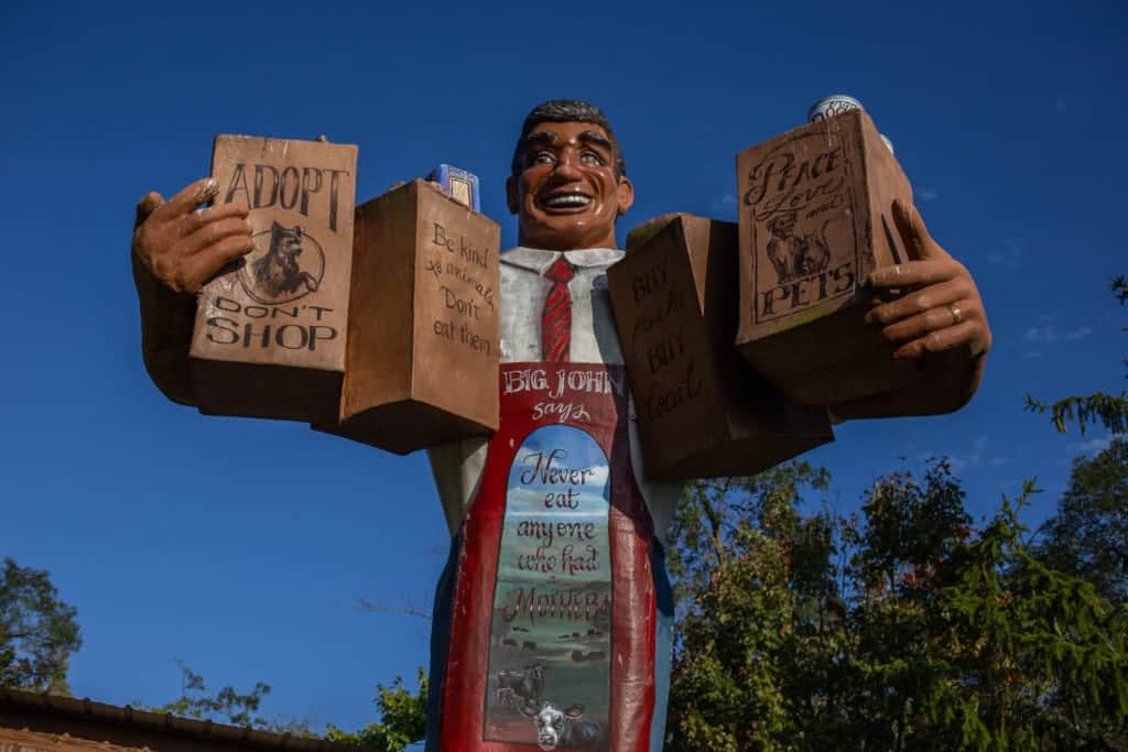 Only a few Big John statues were ever produced.