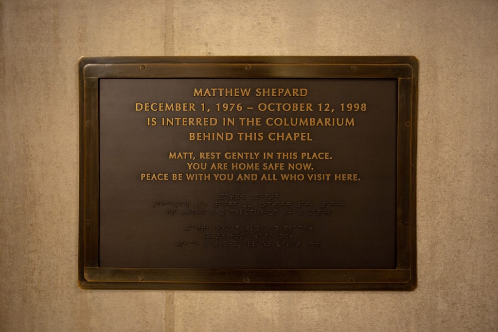 Shepard's plaque was installed in 2019