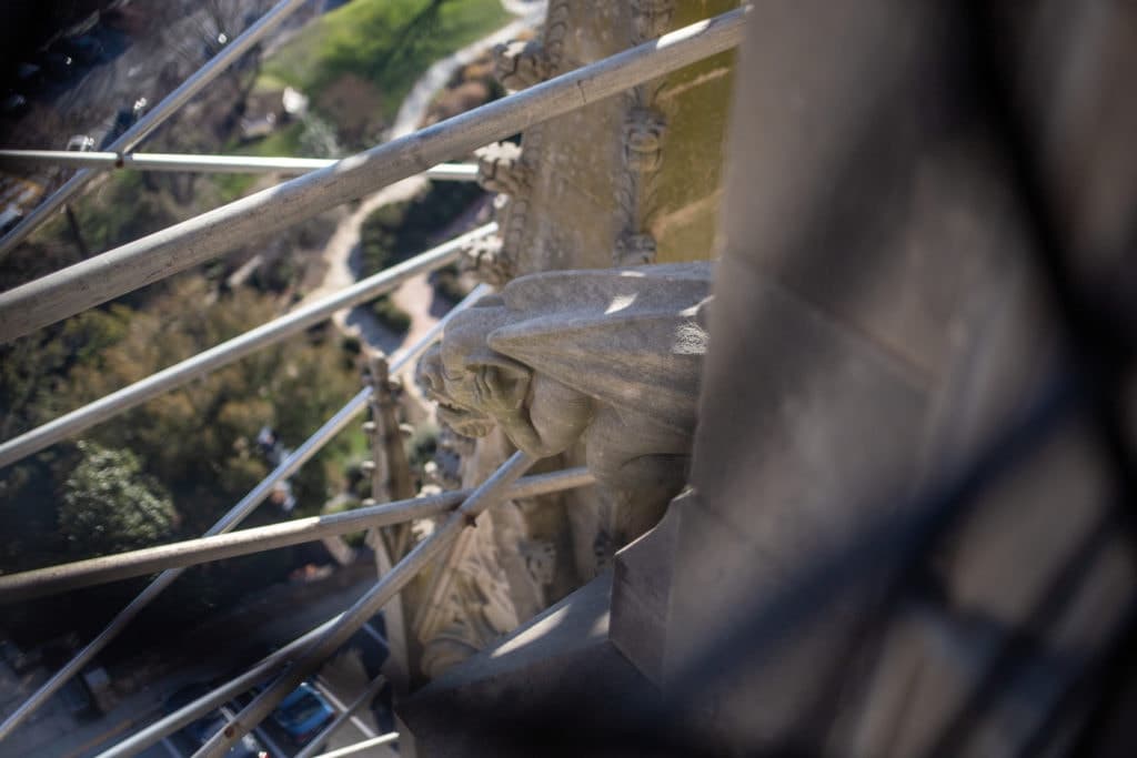 A gargoyle.