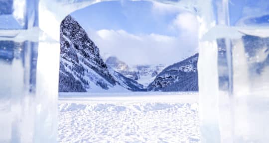 Teams of world-class carvers create frosty masterpieces during Banff’s Ice Magic festival