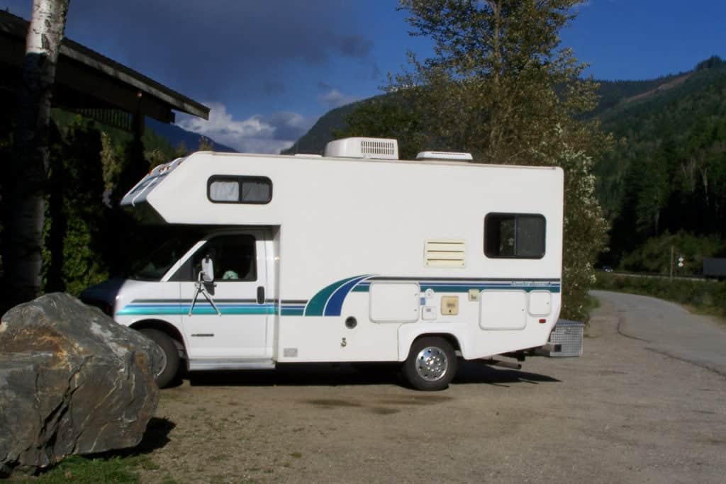 22-foot class C motorhome.