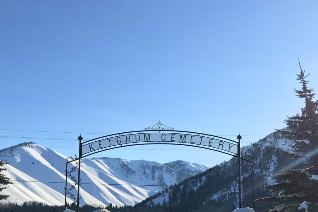 Ketchum Cemetery affords Hemingway a gorgeous view for eternity.