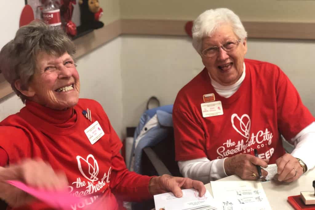 Every year, people from more than 110 countries and all 50 states send their valentines to be stamped.