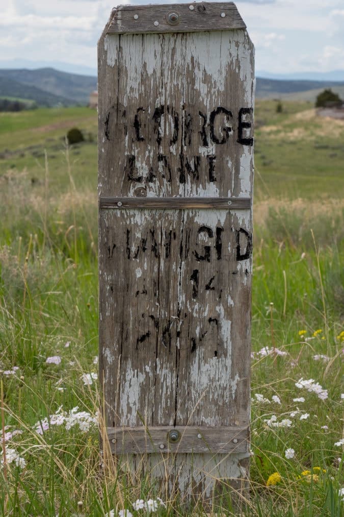 Clubfoot George's Tombstone