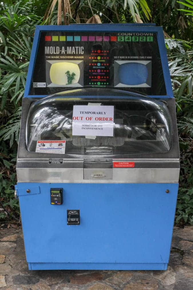 A Mold-A-Matic machine.