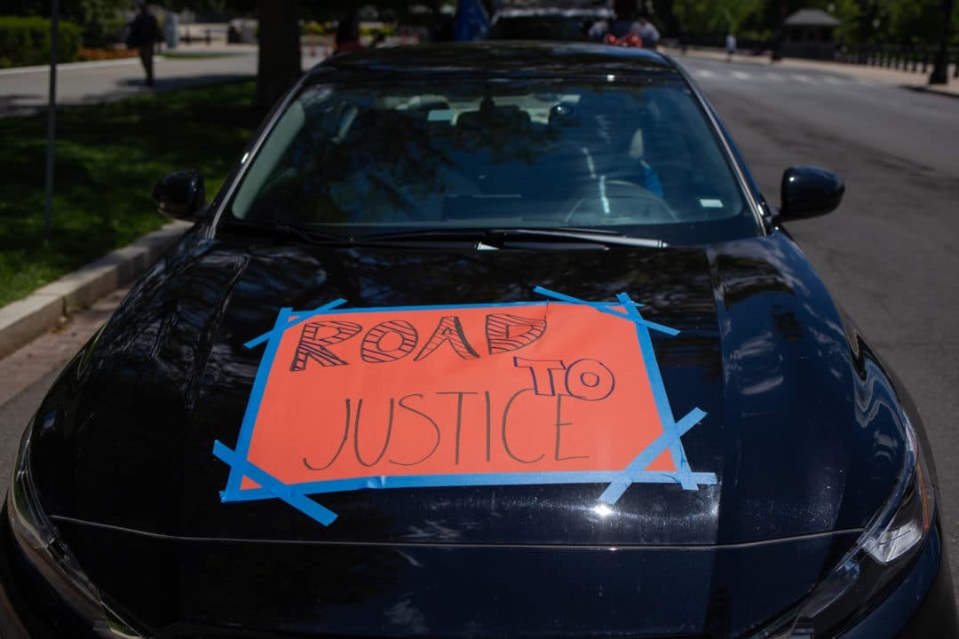 Each car was decorated differently.