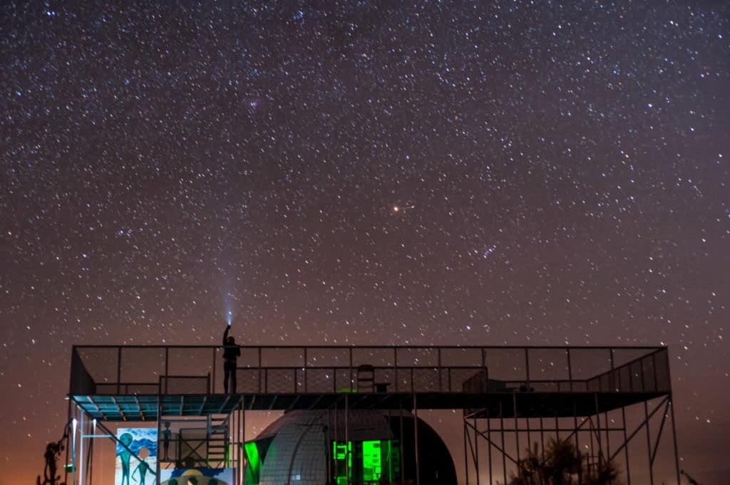 The evening skies of the San Luis Valley are perfect for stargazing and, of course, UFO watching.