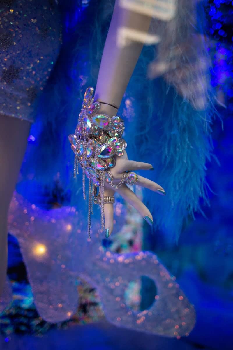 Bloomingdale's brings the bling with a bracelet dripping in jewels.