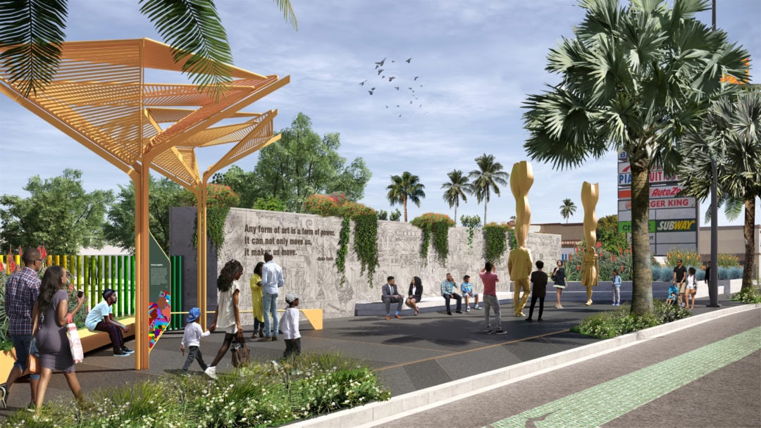 Welcome Park rendering.