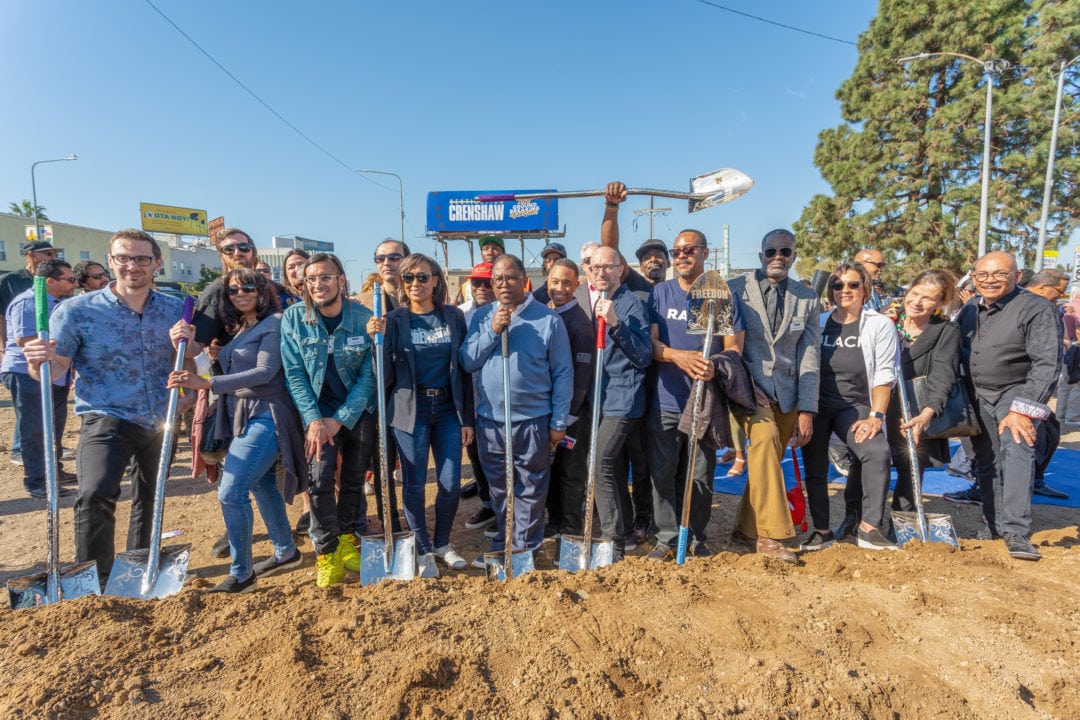 Groundbreaking ceremony.