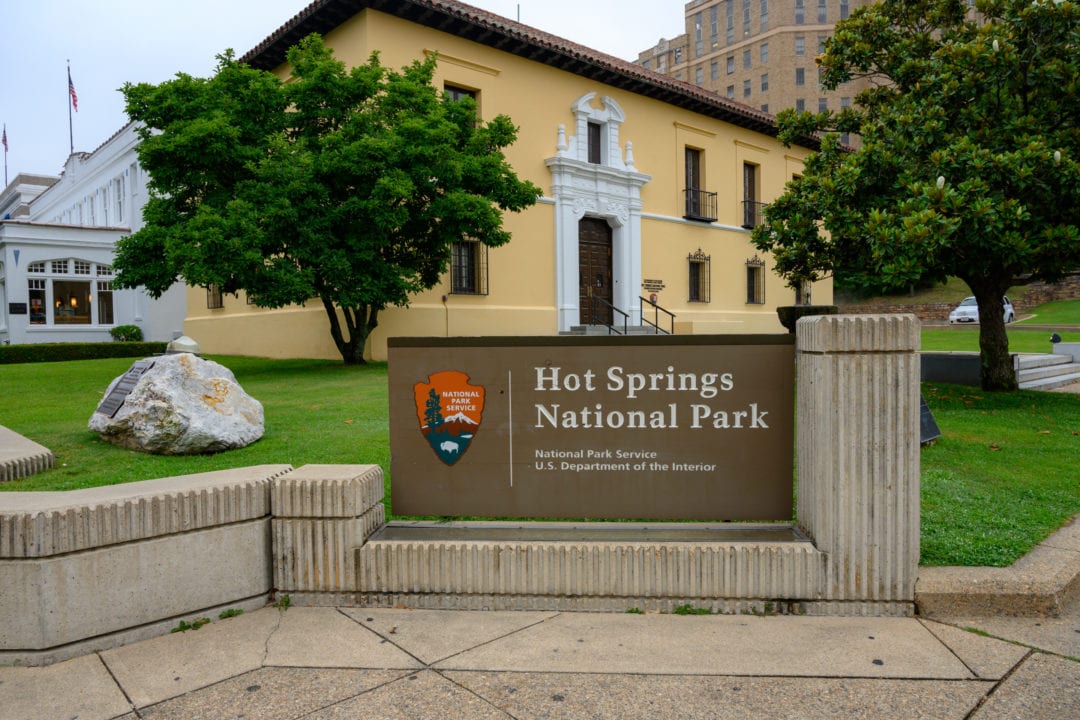 Hot Springs National Park.