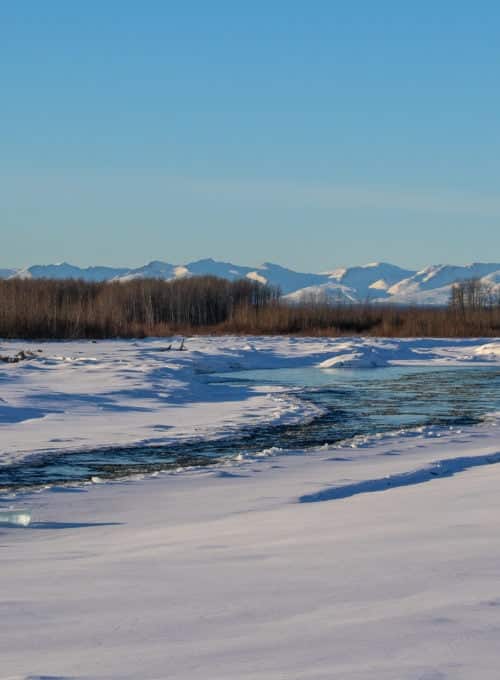 Riding the last whistle stop route to Talkeetna, Alaska