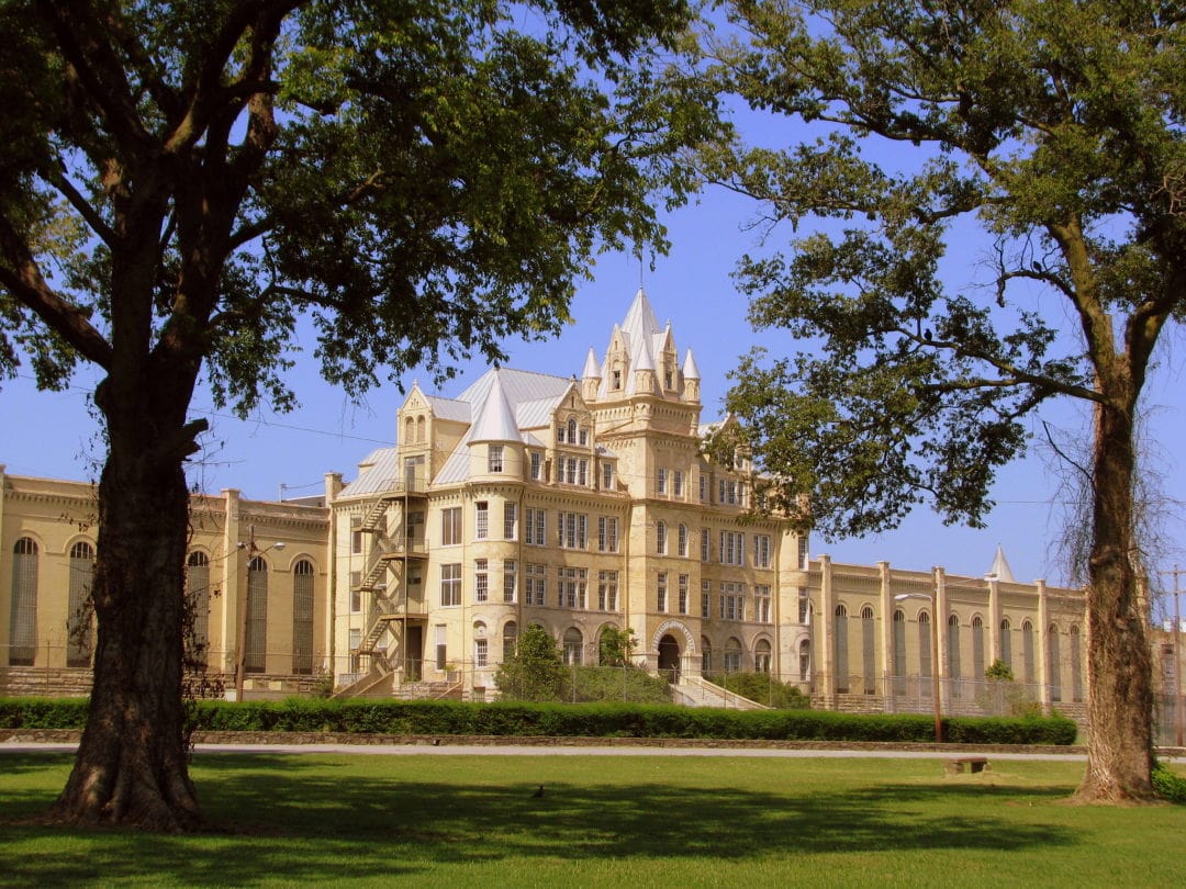 The front of the Tennessee State Prison