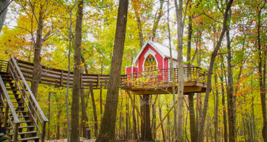 Serenity and s’mores at the Mohican Treehouse Resort in Ohio’s Amish Country