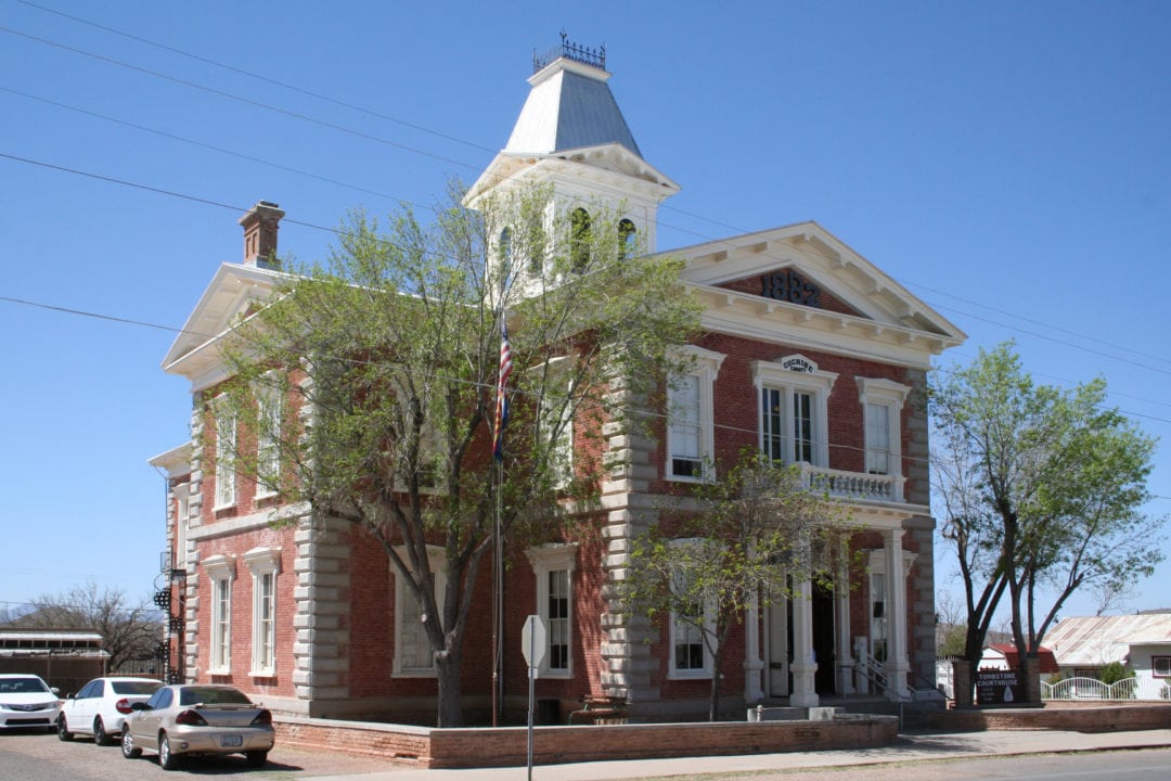 a historic, 2-story victorian courthouse